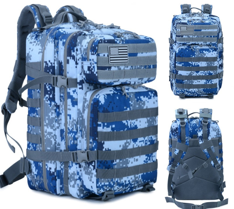 Outdoor Mountaineering Bag Tactical Leisure Bag Army Fan Travel Computer Bag Individual Soldier Package - Vallara