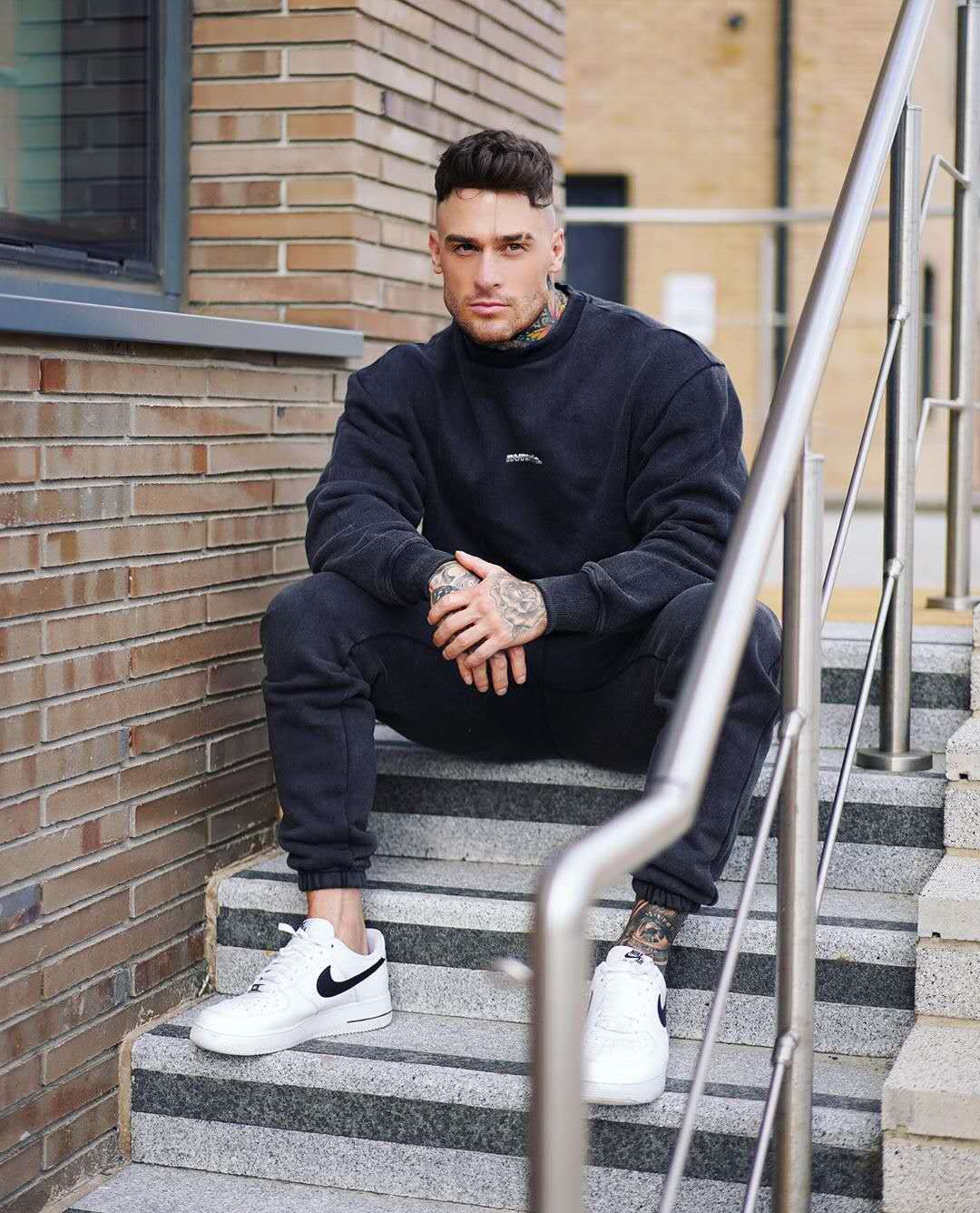 Double Sided Fleece Warm Crew Neck Oversized Loose T-Shirt - Vallara