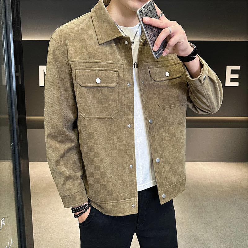 Men's Labor Jacket Coat With Cotton - Vallara