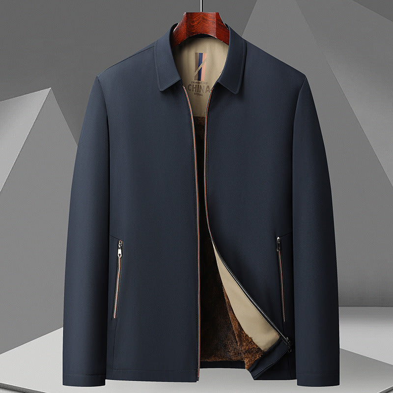 Fall Winter Men Fleece Padded Jacket - Vallara
