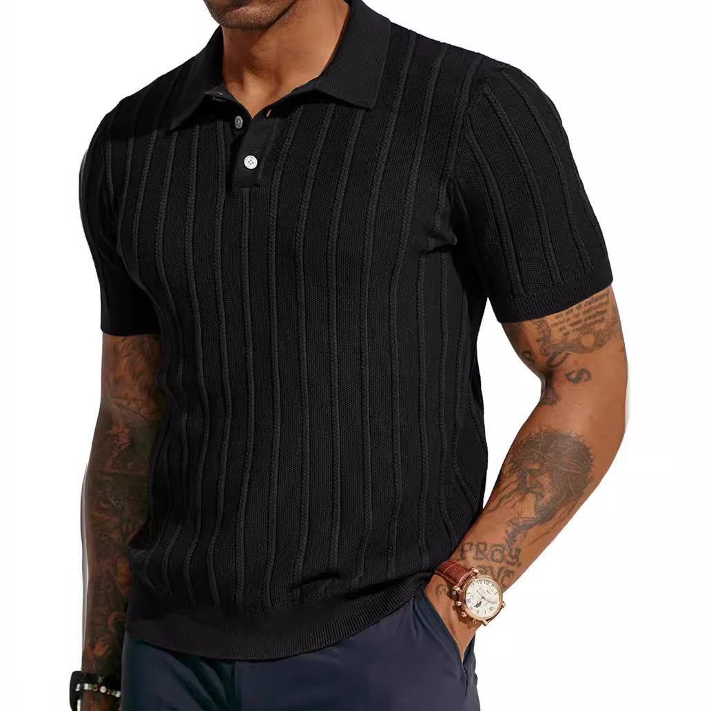 Striped Men’s Polo – Arizona Short Sleeve Polo