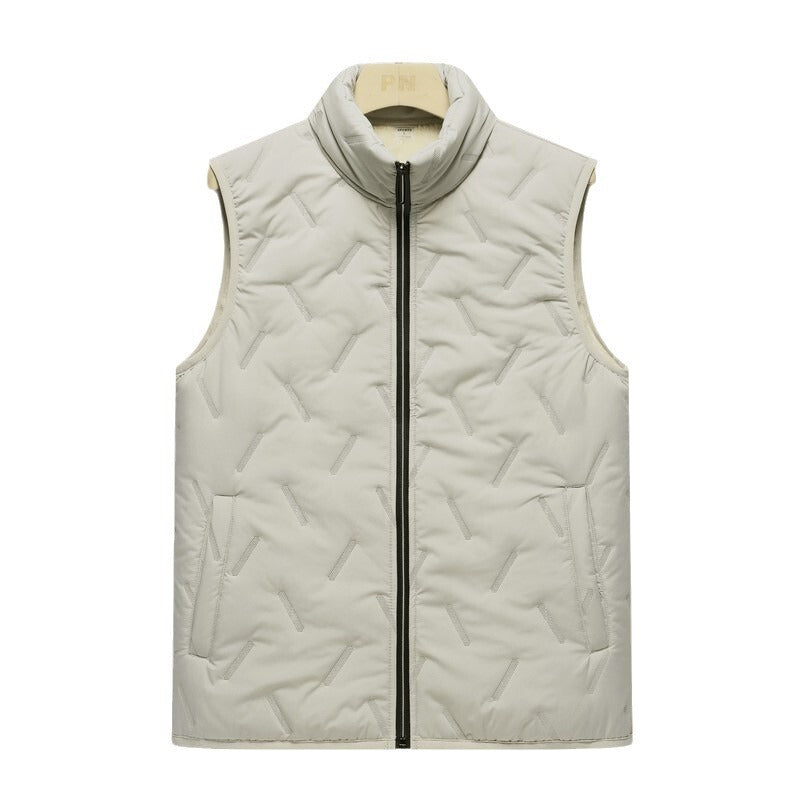 Men's Plus Velvet And Cotton Vest - Vallara