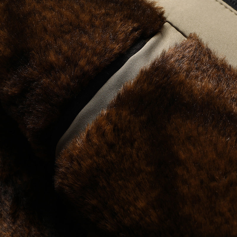 Fall Winter Men Fleece Padded Jacket - Vallara