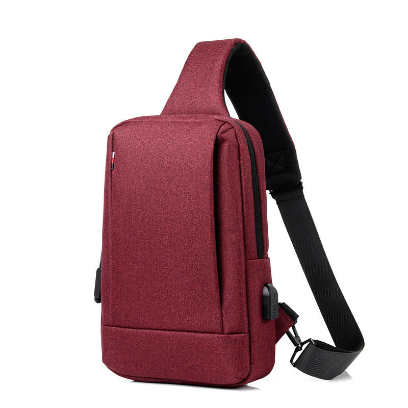 Men's Chest Bag - Crossbody Sling Backpack