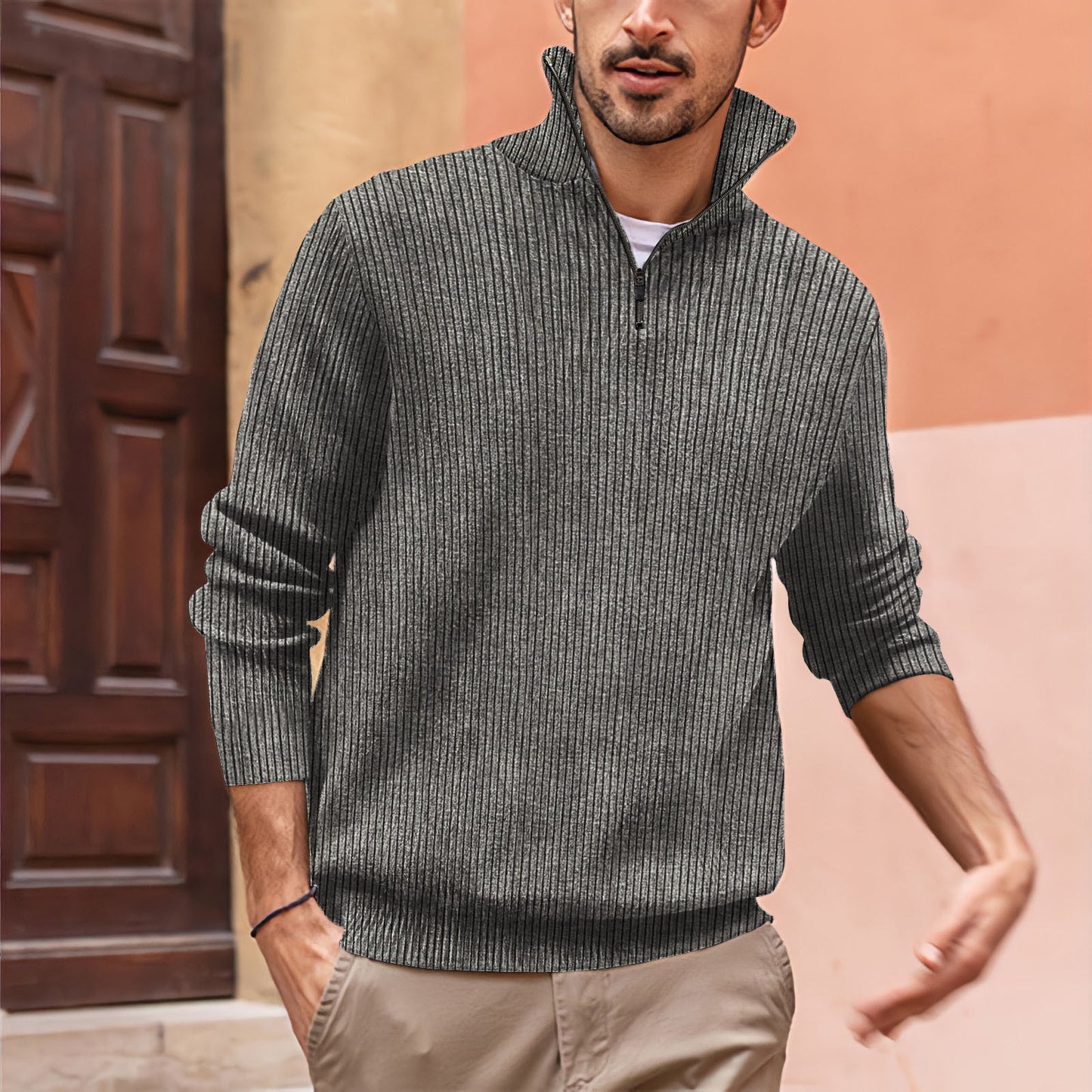 DALLAS - PLAIN QUARTER ZIP - My Store