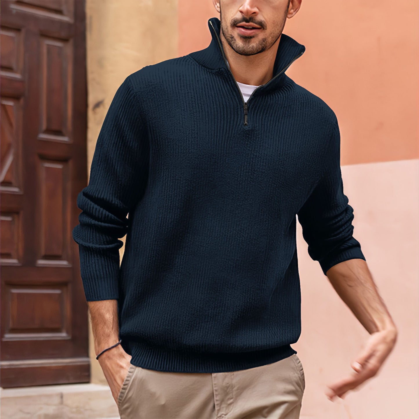 DALLAS - PLAIN QUARTER ZIP - My Store