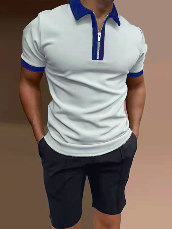 Men’s Bari Short Sleeve Lapel Polo Shirt | Vallara