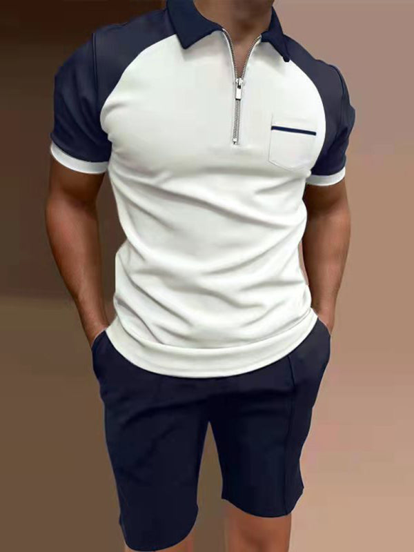 BARI - SHORT SLEEVE LAPEL POLO SHIRT & SHORTS SETSizing: True to size
Material composition: 95% Polyester, 5% Elastane/Spandex
Sleeve type: Dropped shoulder sleeves
Clothing type: H
Collar: Lapel collar
Material: PVallara