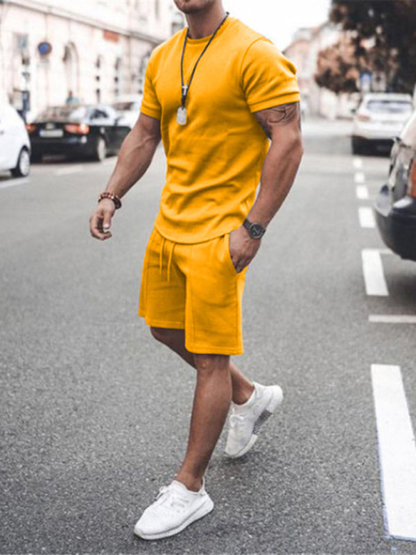 CRUISE - CASUAL SOLID COLOR SHORT SLEEVE & SHORTS 2-PIECE SETSizing: True to size
Material composition: 75% Polyester, 25% Cotton
Clothing type: H
Material: Polyester
Pattern: Solid
Fabric elasticity: No elasticity
Season: SprVallara