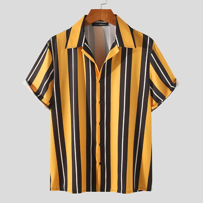 Atlier Short Sleeve Shirt – Casual Style in Yellow