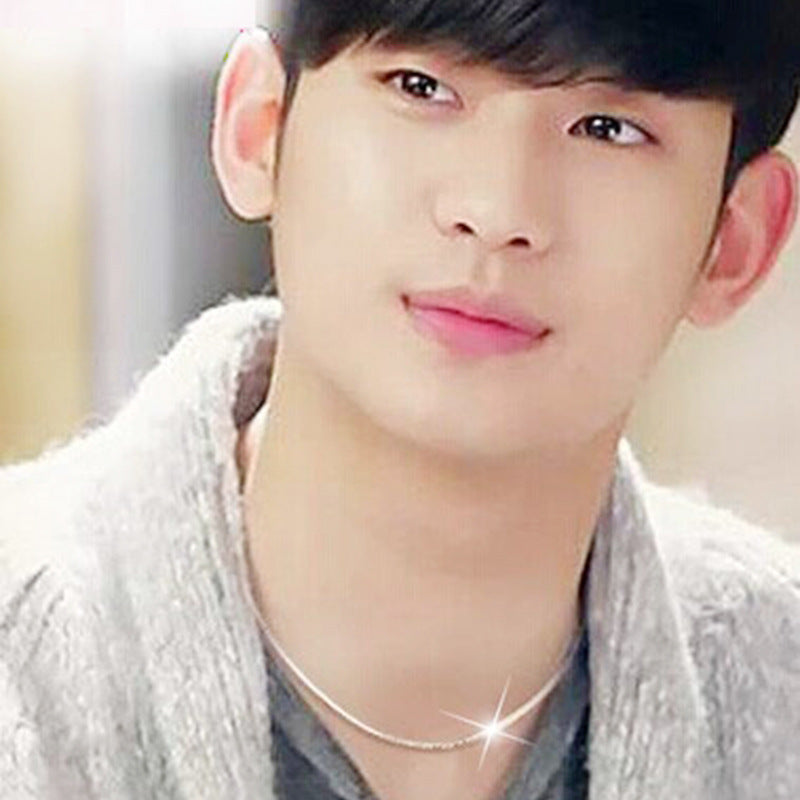 Korean Sterling Silver Chain - Jadoku Men’s Clavicle