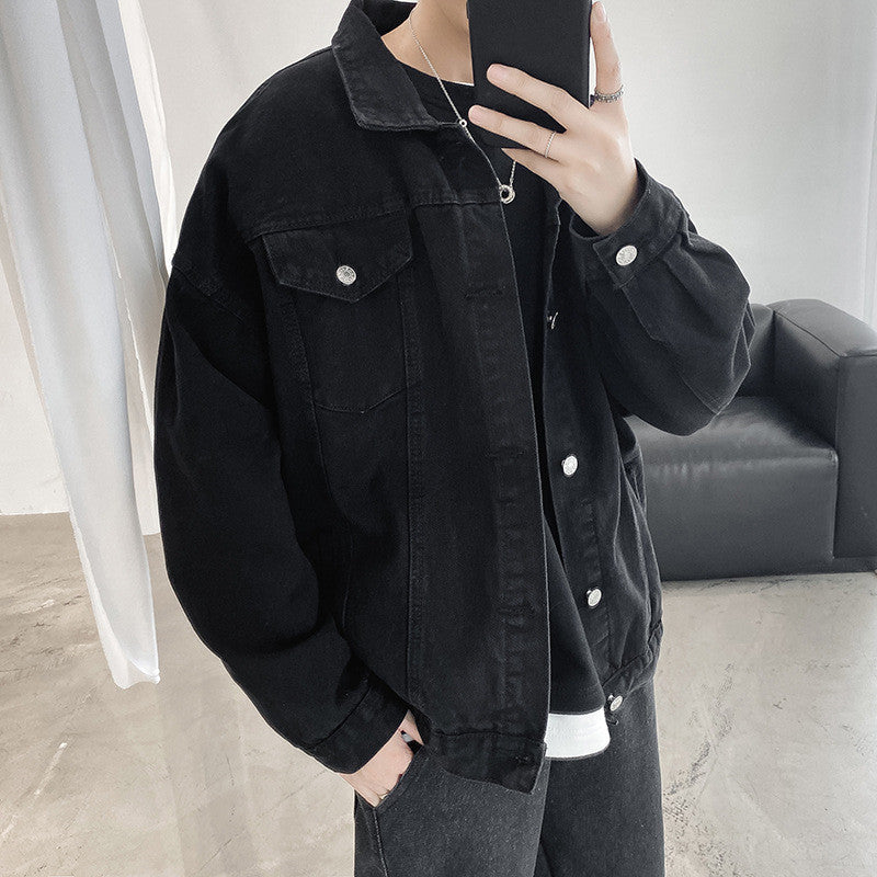 TOKYO - VINTAGE DENIM JACKETProduct information:
 
 Material:
 Polyester Fiber (Polyester)


 Style:
 Leisure

Colour:BLUE,BLACK

 
 Size Information:
 
 Size: M/L/XL/XXL
 
 


 
 Packing list:Vallara