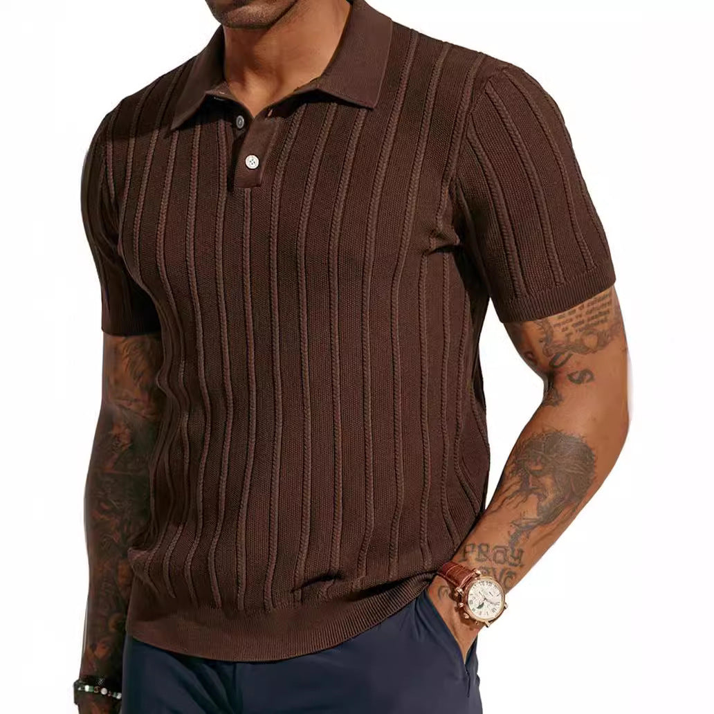 Striped Men’s Polo – Arizona Short Sleeve Polo