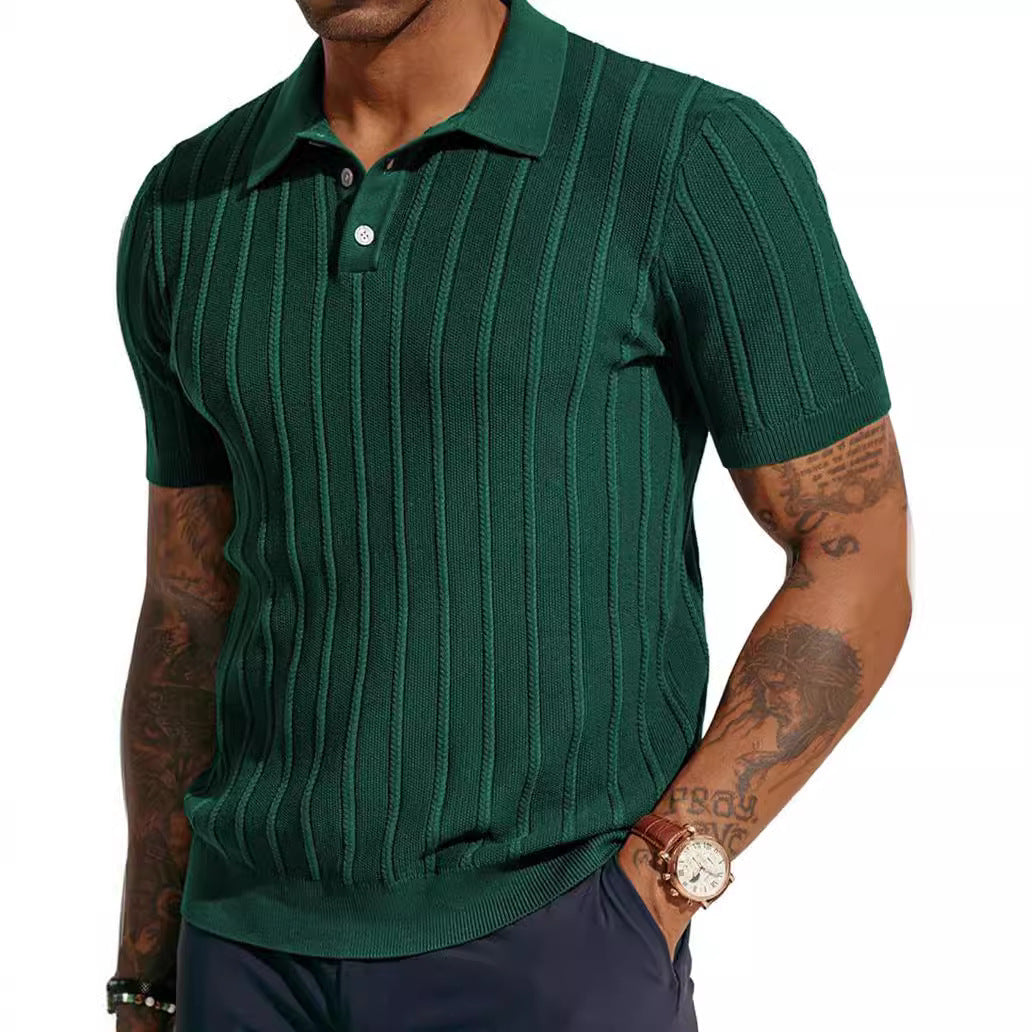 Striped Men’s Polo – Arizona Short Sleeve Polo