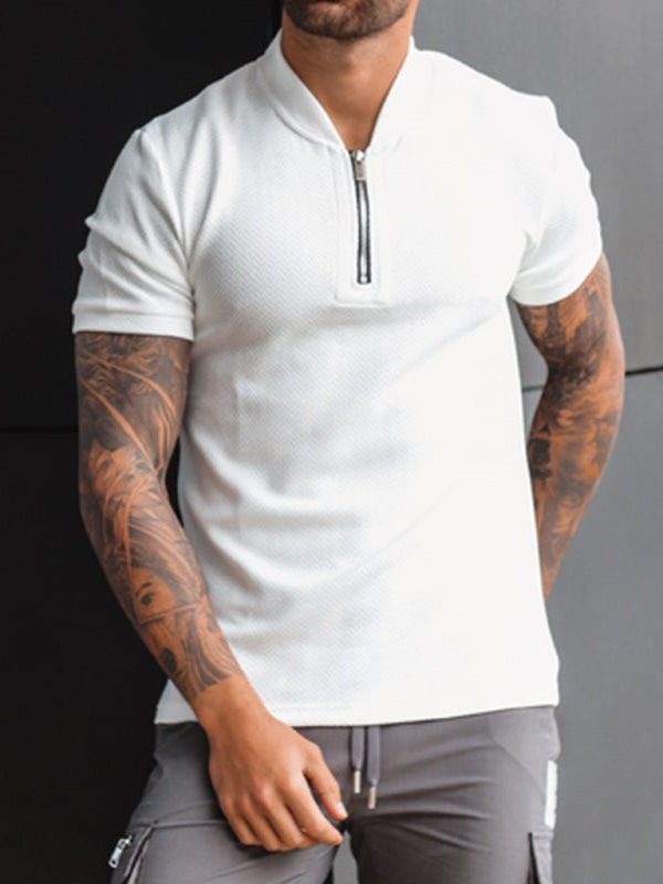 VALLARA - ZIPPER COLLAR SHORT SLEEVE SHIRTSizing: True to size
Material composition: 30% Polyester, 70% Cotton
Sleeve type: Regular sleeve
Clothing type: Y
Collar: Standing neck
Material: Cotton
Sleeve lengtVallara