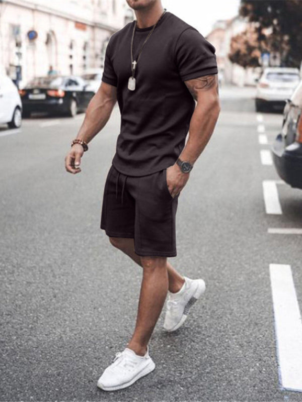 CRUISE - CASUAL SOLID COLOR SHORT SLEEVE & SHORTS 2-PIECE SETSizing: True to size
Material composition: 75% Polyester, 25% Cotton
Clothing type: H
Material: Polyester
Pattern: Solid
Fabric elasticity: No elasticity
Season: SprVallara